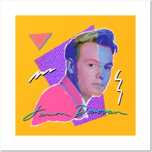 JASON DONOVAN 80S RETRO STYLE Posters and Art